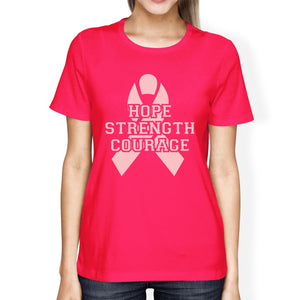 Hope Strength Courage Womens Shirt