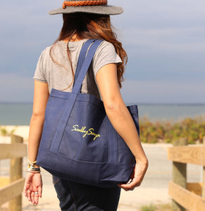 Navy Tote Bag