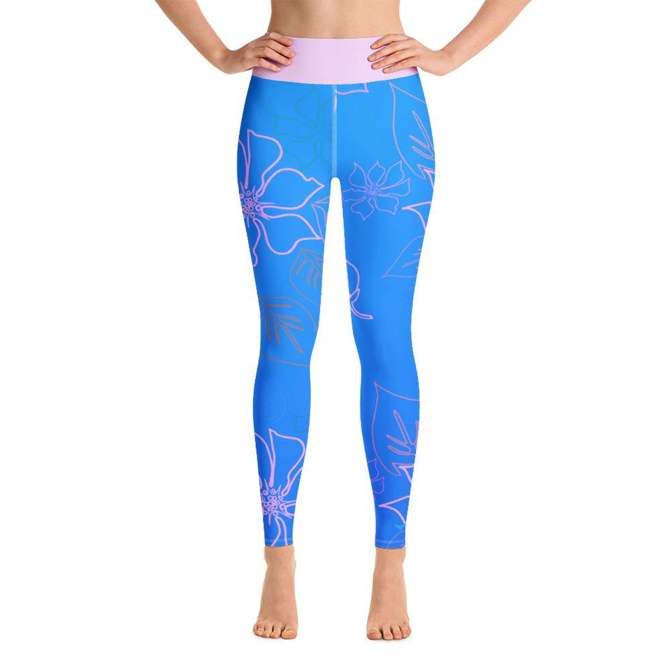 Women's Active Comfort Sport Aloha Full Length Leggings