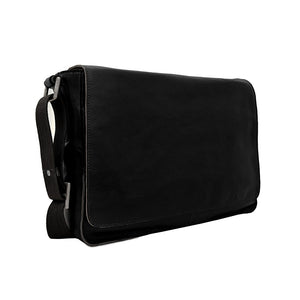 Hidesign Fred Leather Business Laptop Messenger Cross Body Bag