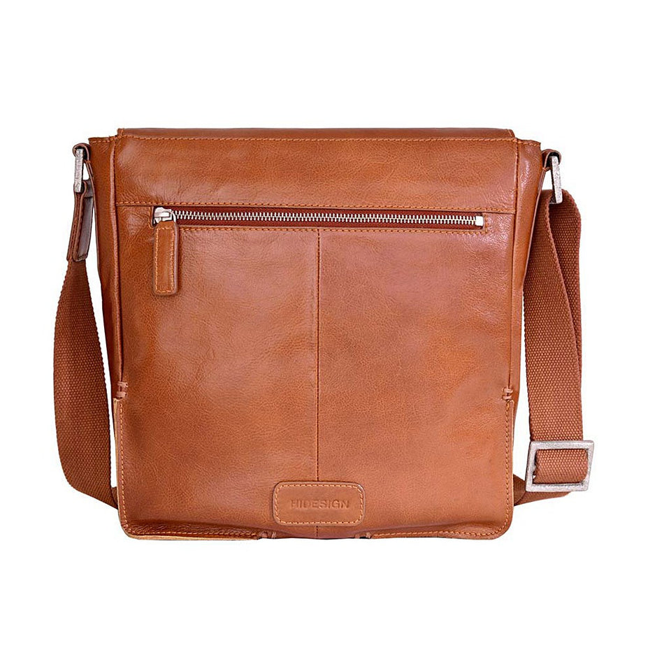 Hidesign Fred Leather Business Laptop Messenger Cross Body Bag
