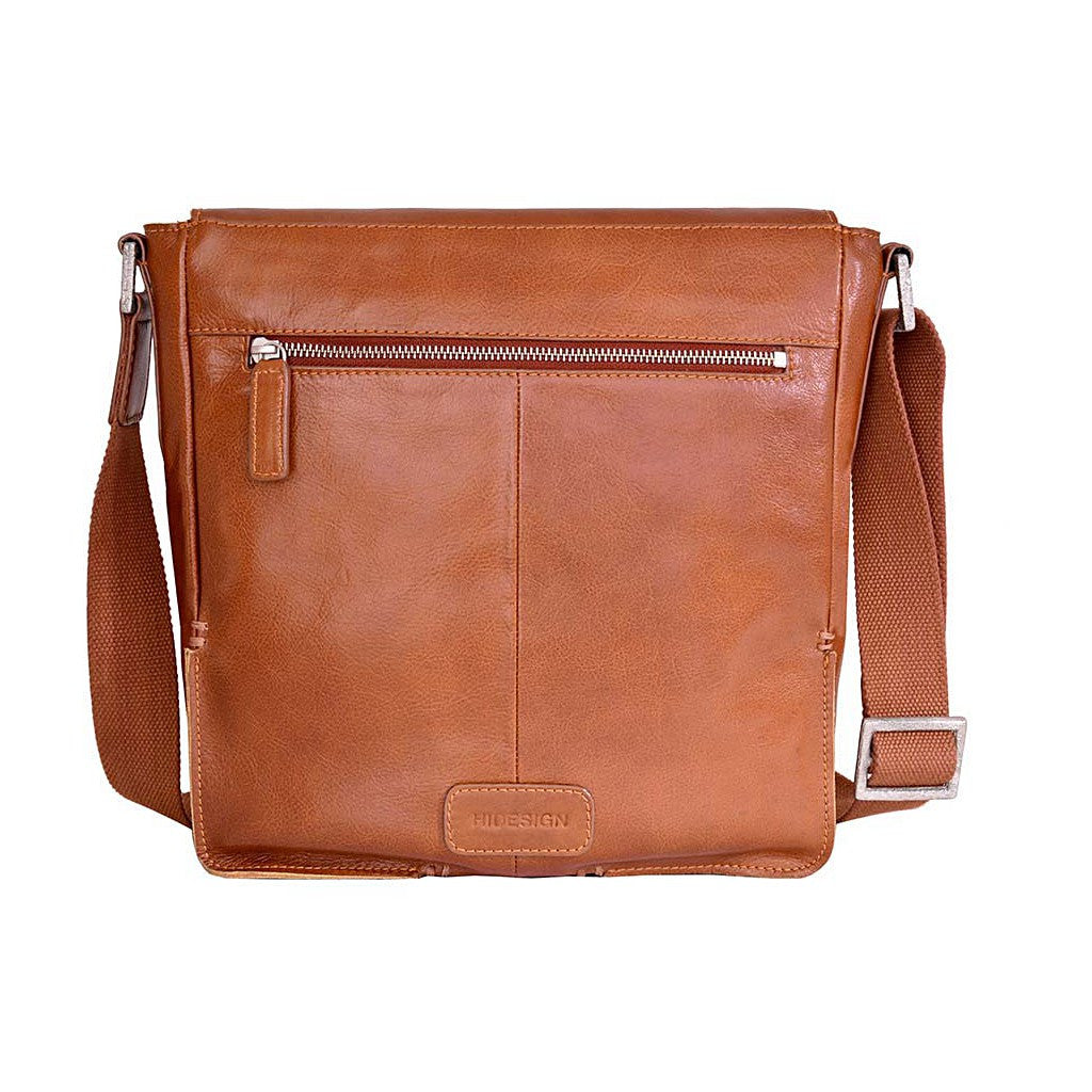 Hidesign Fred Leather Business Laptop Messenger Cross Body Bag