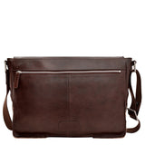 Hidesign Fred Leather Business Laptop Messenger Cross Body Bag