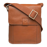 Aiden Small Leather Messenger Cross Body Bag