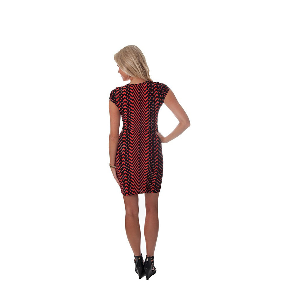 Velocity Pippa Faux Wrap Dress
