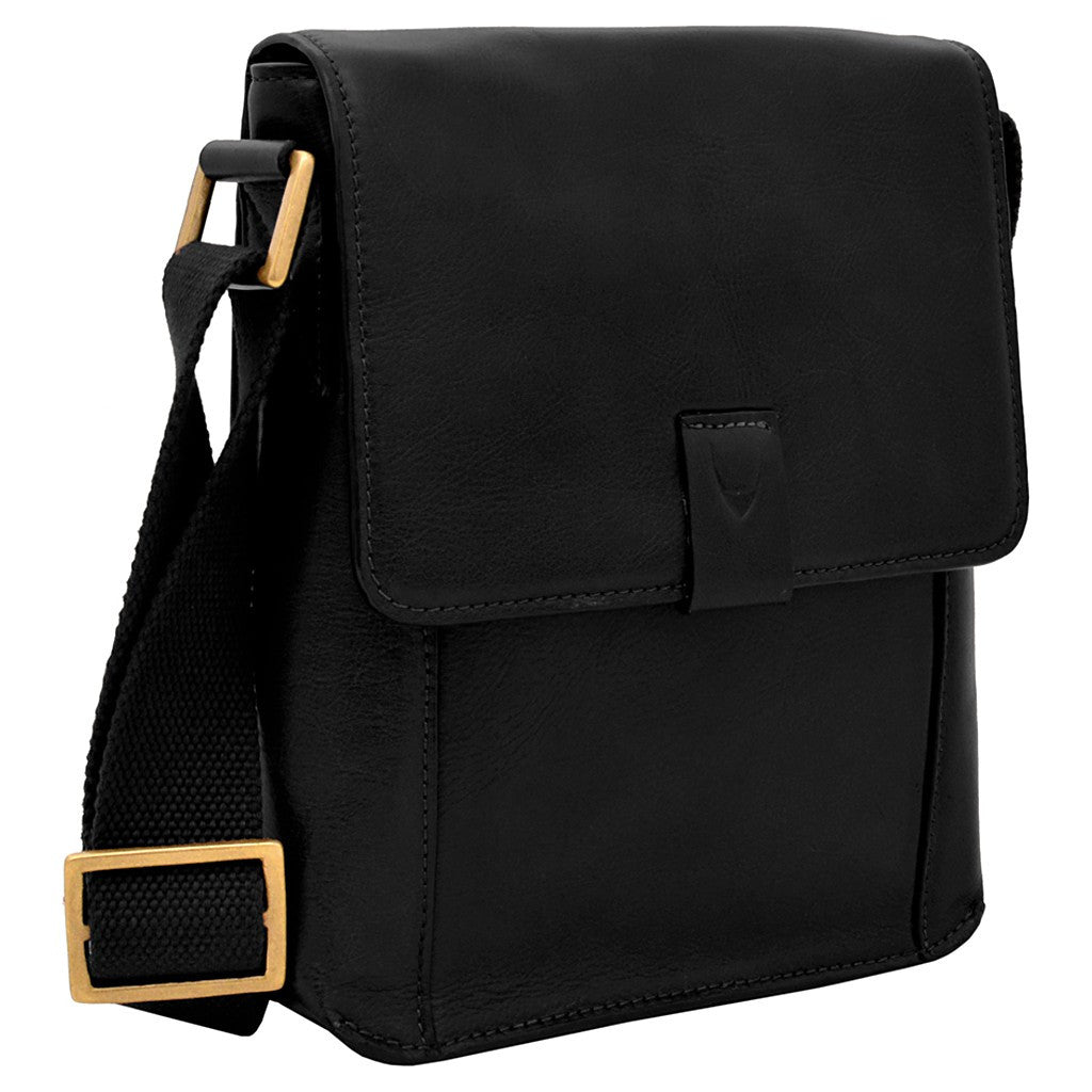 Aiden Small Leather Messenger Cross Body Bag