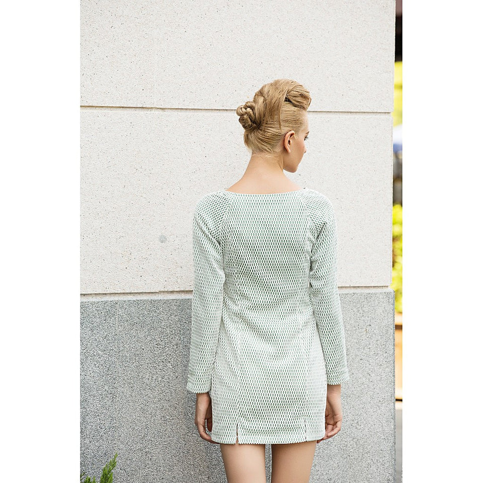 In the mood to chill suit dress in Pastel Green