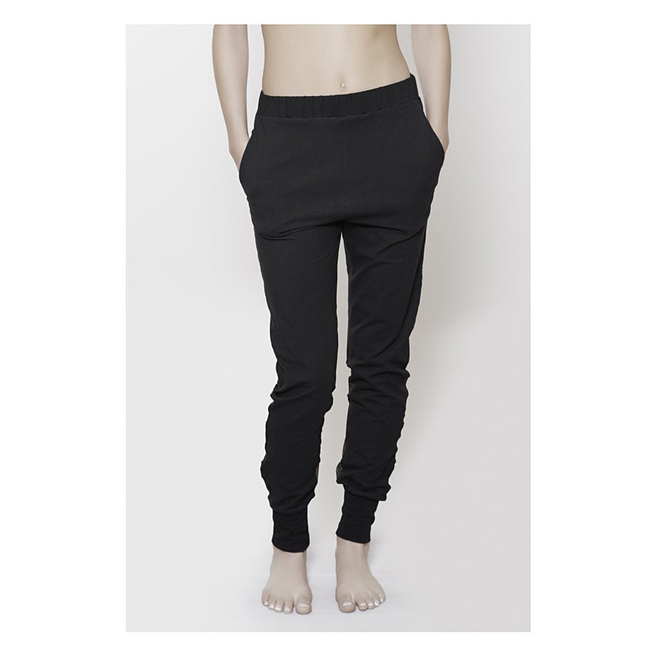 Mesh panel track pants