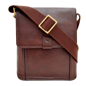 Aiden Small Leather Messenger Cross Body Bag