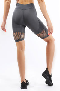 Malibu Seamless Activewear Short Leggings - Grey