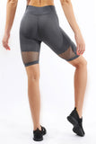 Malibu Seamless Activewear Short Leggings - Grey