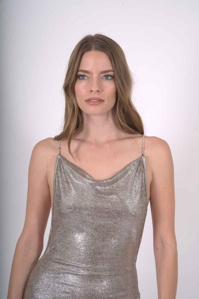 Gloaming Shiny Mini Dress