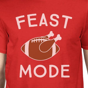 Feast Mode Mens Red Shirt