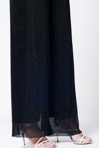 Black Cheesecloth Pants