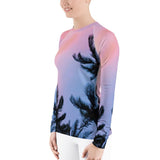 Women's Sunset Surf Performance Rash Guard UPF 40+