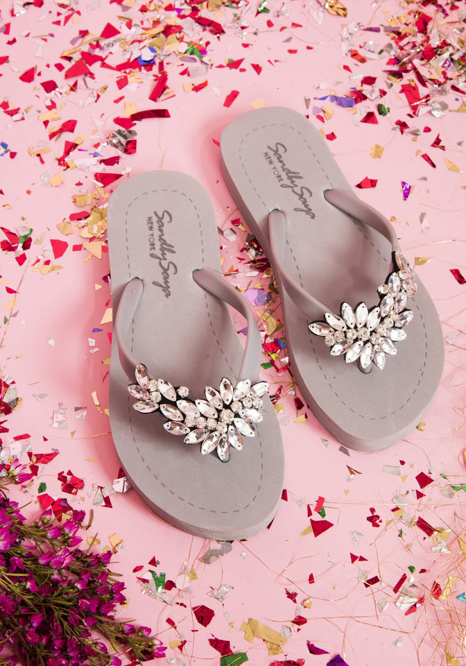 Manhattan (Crystal) - Women's Flat Sandal