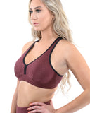 Verona Activewear Sports Bra - Maroon