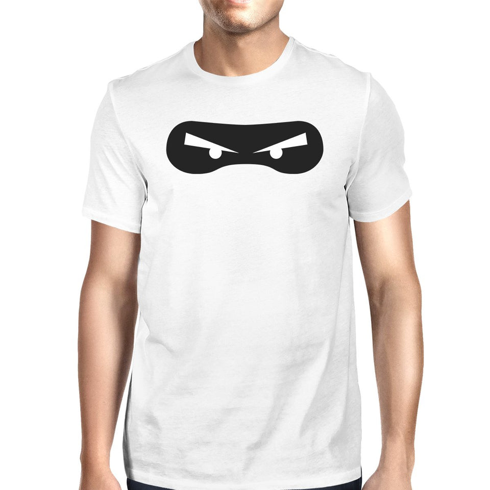 Ninja Eyes Mens White Shirt