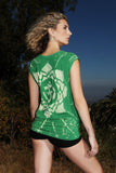 Star Yantra Tee Shirt OM Aspen Green