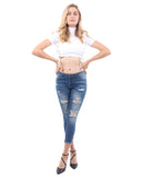 Dayton High Waisted Distressed Jeans