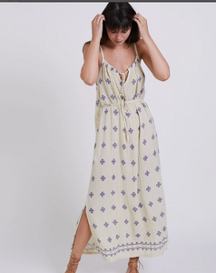 Waffle Dress , Organic Cotton Maxi Dress , Tank Summer Dress. Red Boho Dress