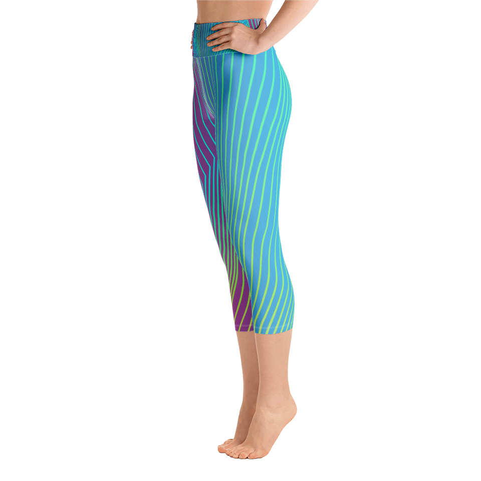 Women's Active Comfort Sport Navagio Capri Leggings