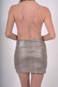 Gloaming Shiny Mini Dress