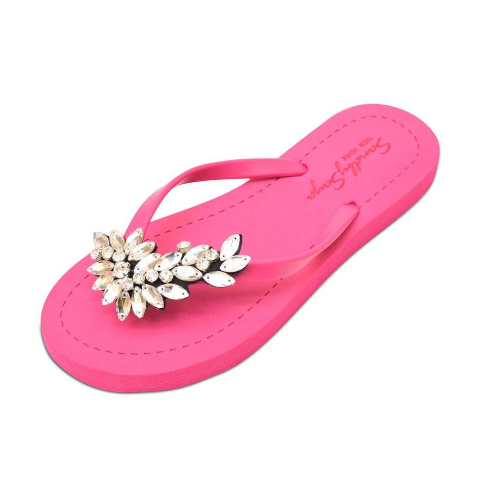 Manhattan (Crystal) - Women's Flat Sandal