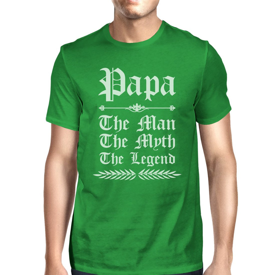 Vintage Gothic Papa Mens Popular Fathers Day Tee Shirt Best Gift