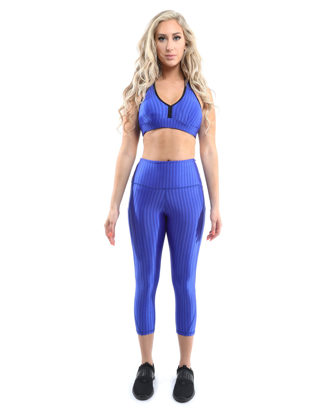 Activewear Set - Leggings & Sports Bra - Blue