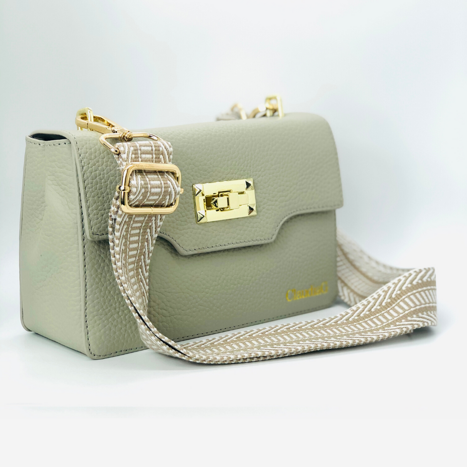 Sidekick Leather Shoulder Bag -Tan