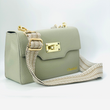 Sidekick Leather Shoulder Bag -Tan