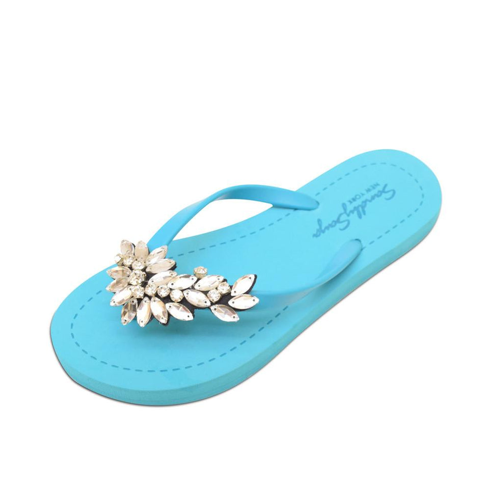Manhattan (Crystal) - Women's Flat Sandal