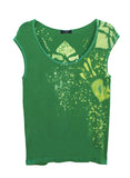 Star Yantra Tee Shirt OM Aspen Green