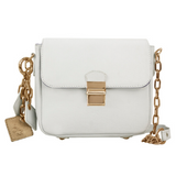 Tiny Leather Handbag -White (Option 2)