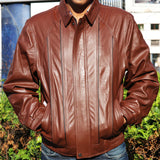 Theo - Leather  Jacket  for Men - Leather Genuine