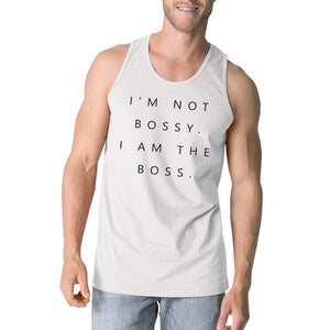I'm Not Bossy Mens Funny Saying Gym Tank Top Humorous Gift for Him