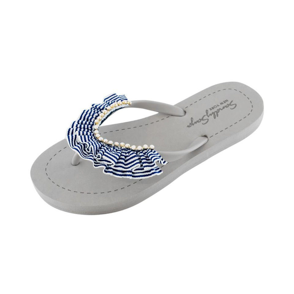 Rockaway (Stripe) - Women's Flat Sandal