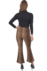 Oxford Leopard Print Pants