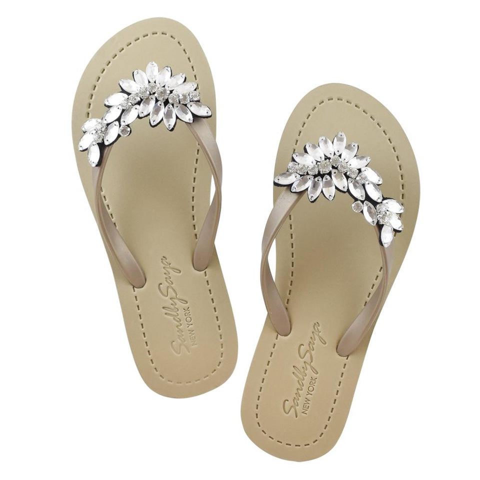 Manhattan (Crystal) - Women's Flat Sandal