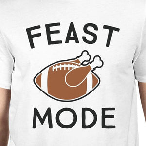 Feast Mode Mens White Shirt
