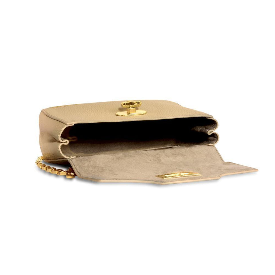 Sidekick Leather Shoulder Bag -Tan