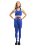 SALE! 50% OFF! Milano Seamless Sports Bra - Blue [MADE IN ITALY] - Size Small