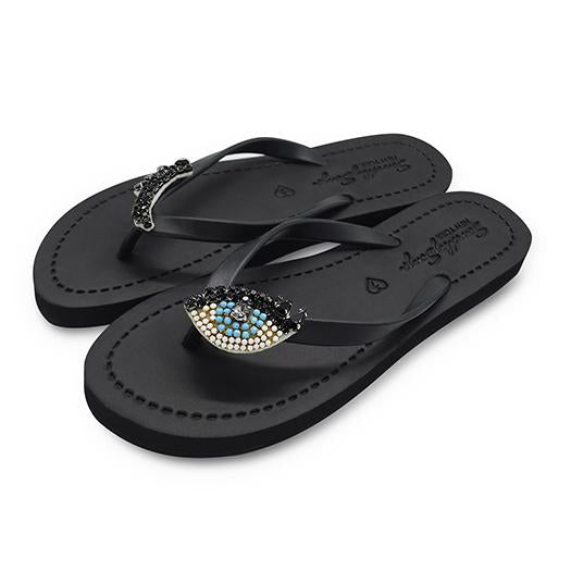 Eyes - Women's Flat Sandal