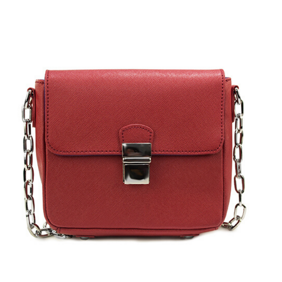 Tiny Leather Handbag -Cabernet (Option 1)