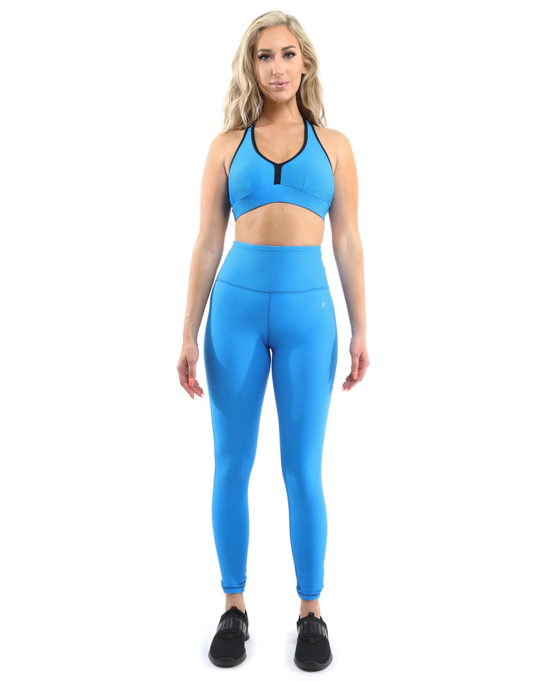 Positano Activewear Set - Leggings & Sports Bra - Aqua