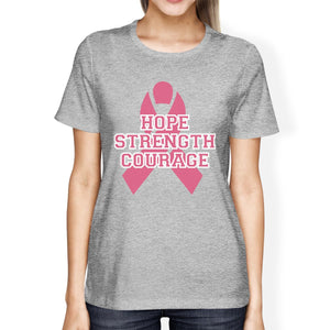 Hope Strength Courage Womens Shirt