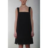 Black hand embellished pinafore