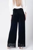 Black Cheesecloth Pants
