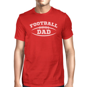 Football Dad Men's Red Short Sleeve Top Unique Gifts for Father Day